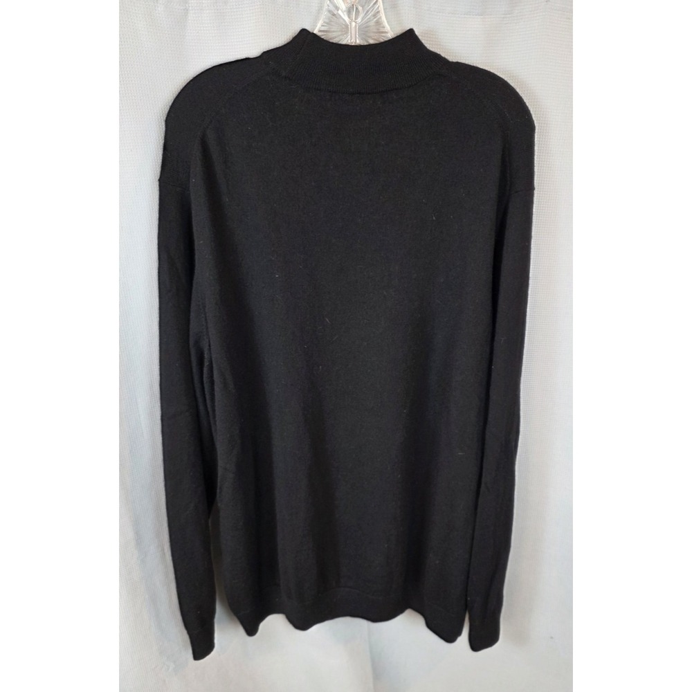 Murano 100% Merino Wool Light Sweater Black 3XT - Picture 2 of 5